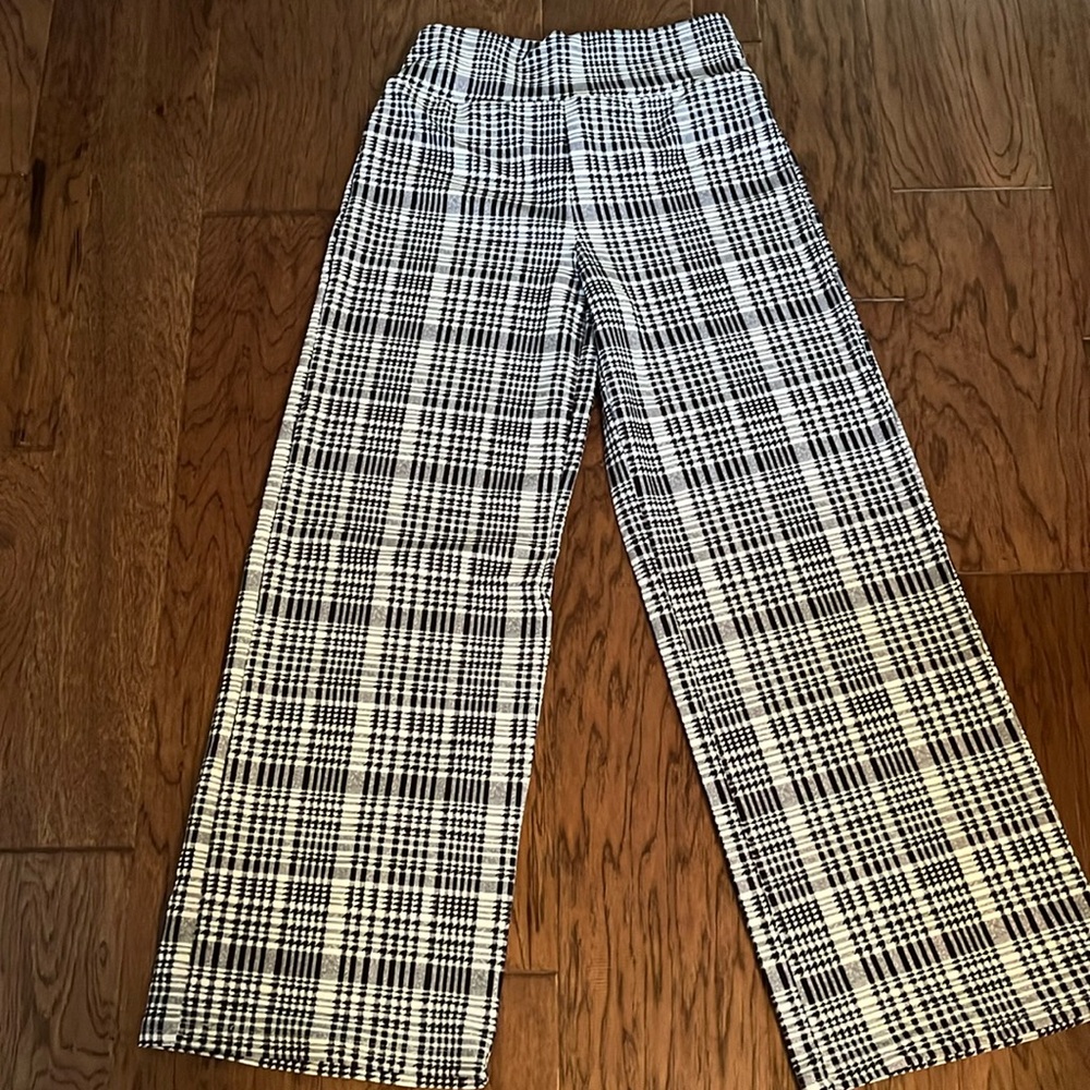 Plaid stretch dress paints Tall L